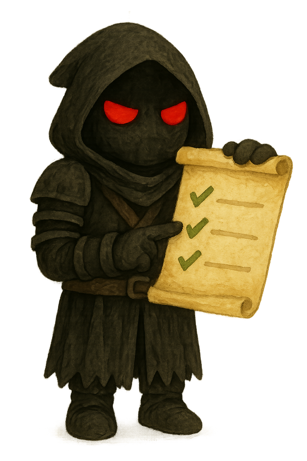 Character explaining SEO process