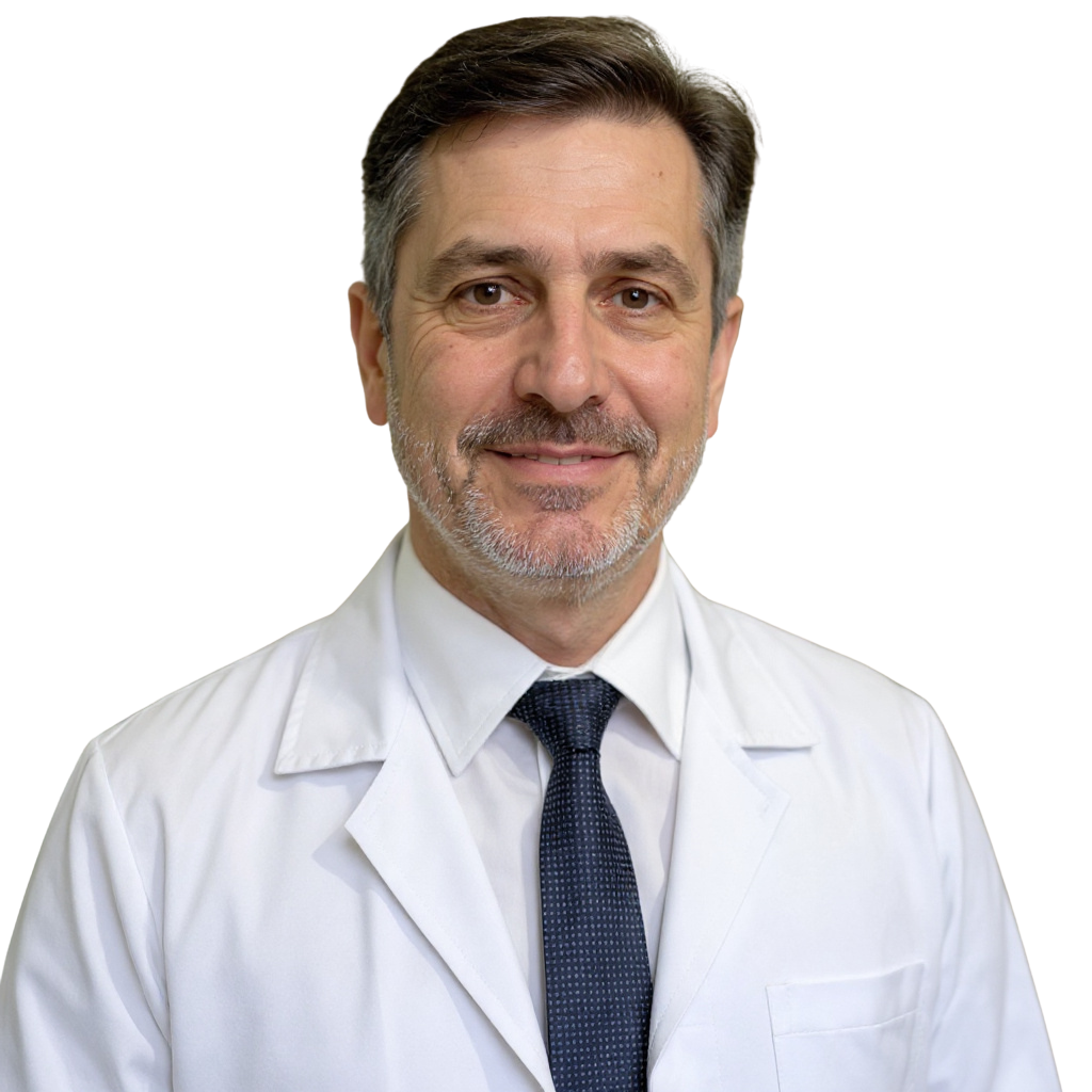 Portrait of the cardiologist with arms crossed